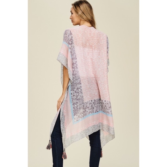 ❤️SALE Gorgeous Boho Scarf Kimono Cardigan - Picture 7 of 7